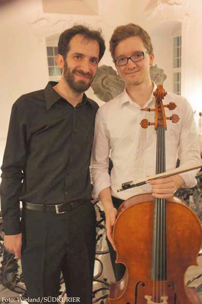Konstantin Bruns und Daniel Seroussi beim Bodenseefestival 2014